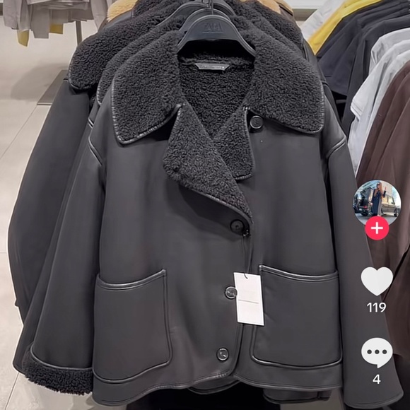 Zara Jackets & Blazers - ZW COLLECTION DOUBLE-FACED JACKET